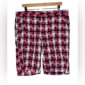 Vintage Verago Men Madra Flat Front Short W36 Colorful Whimsical‎ Bermuda